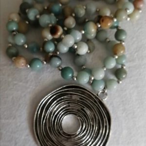 COLLAR en Piedras Naturales (Amazonita)