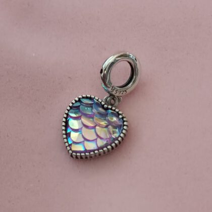 CHARM (Colgante) Corazón de sirena